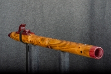 Black Locust Wood Native American Flute, Minor, Low E-4, #Q15F (5)